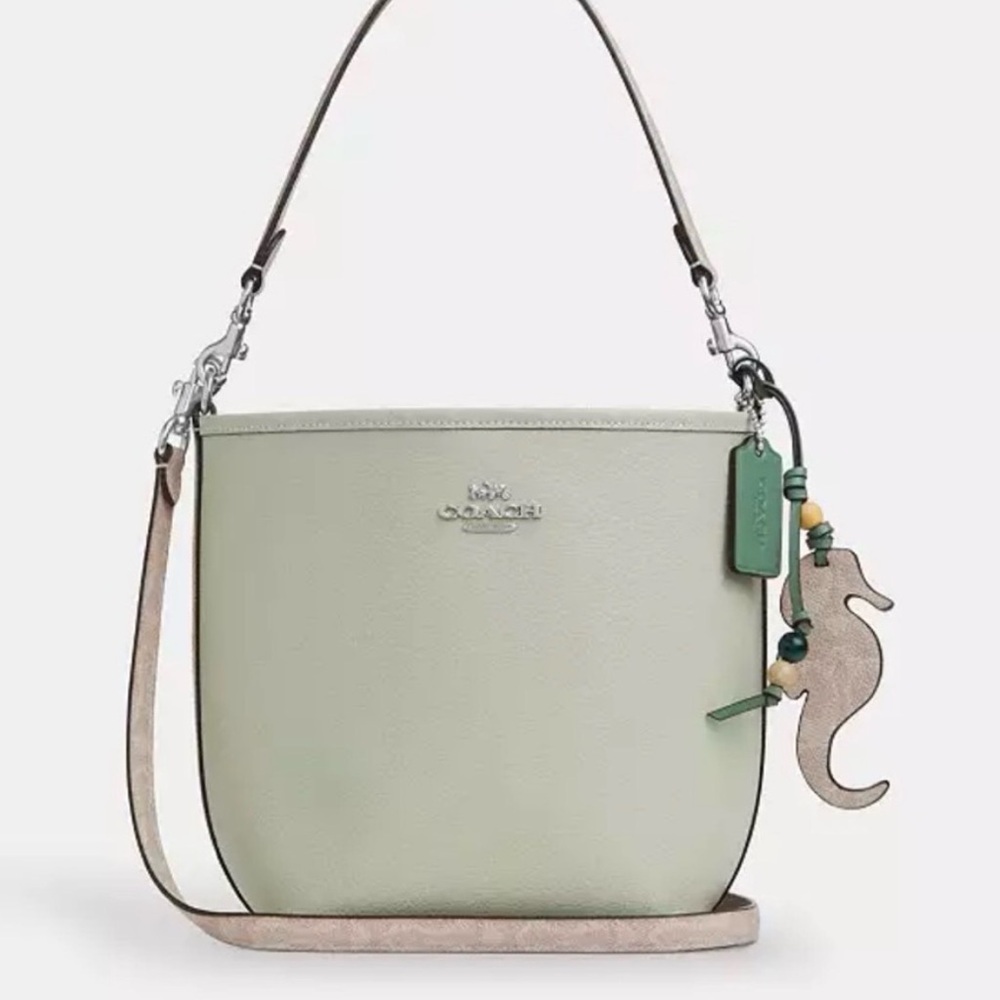 Coach Sage Leather Shoulder Bag